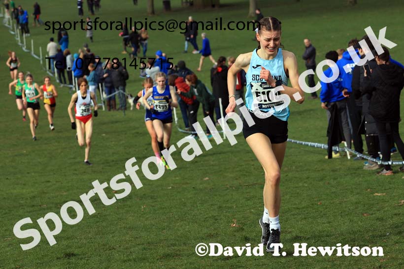 Womens Under-20s, 2024 CAU Inter Counties Cross Country Champs., Wollaton Park, Nottingham. Photo: David T. Hewitson/Sports for All Pics